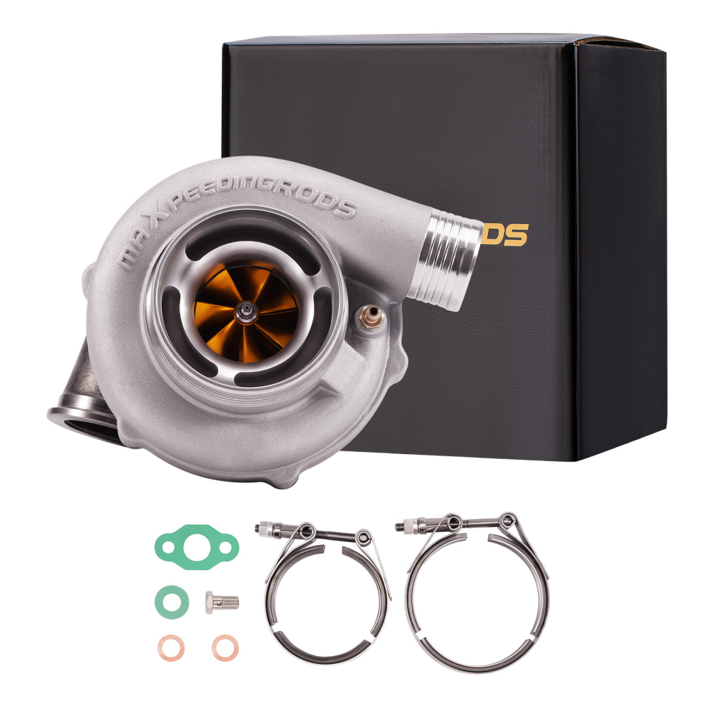 Ball Bearing Turbo pour Gt3076r Gt3037r V-band Bride A/r 0.82 0.63 Jusquà 3.0 Bar