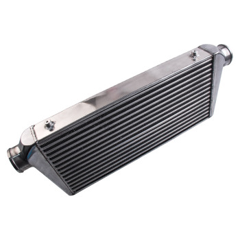For GT45 T4/T66 600+HP V-Band Turbo compatible for Charger + 600x300x76mm Front Mount Intercooler