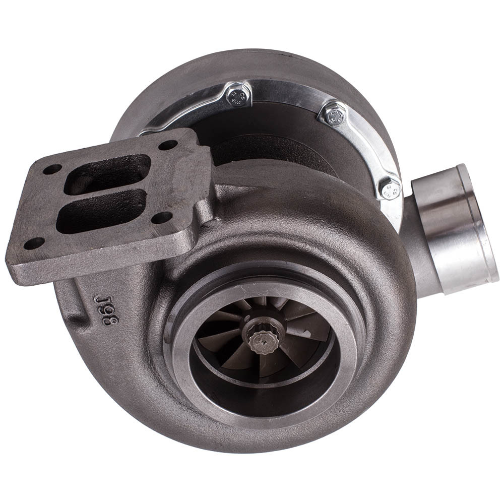 Para GT45 T4 / T66 600 + Cargador turbo HP V-Band + Intercooler de montaje frontal de 600x300x76mm