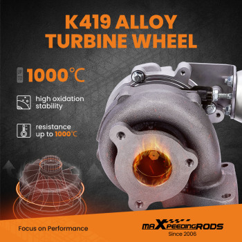 Cargador de turbo de calle compatible para RENAULT LAGUNA 2 ESTATE 1.9 DCI 120 cv 8200322125 708639-0006 rueda de compresor de palanquilla