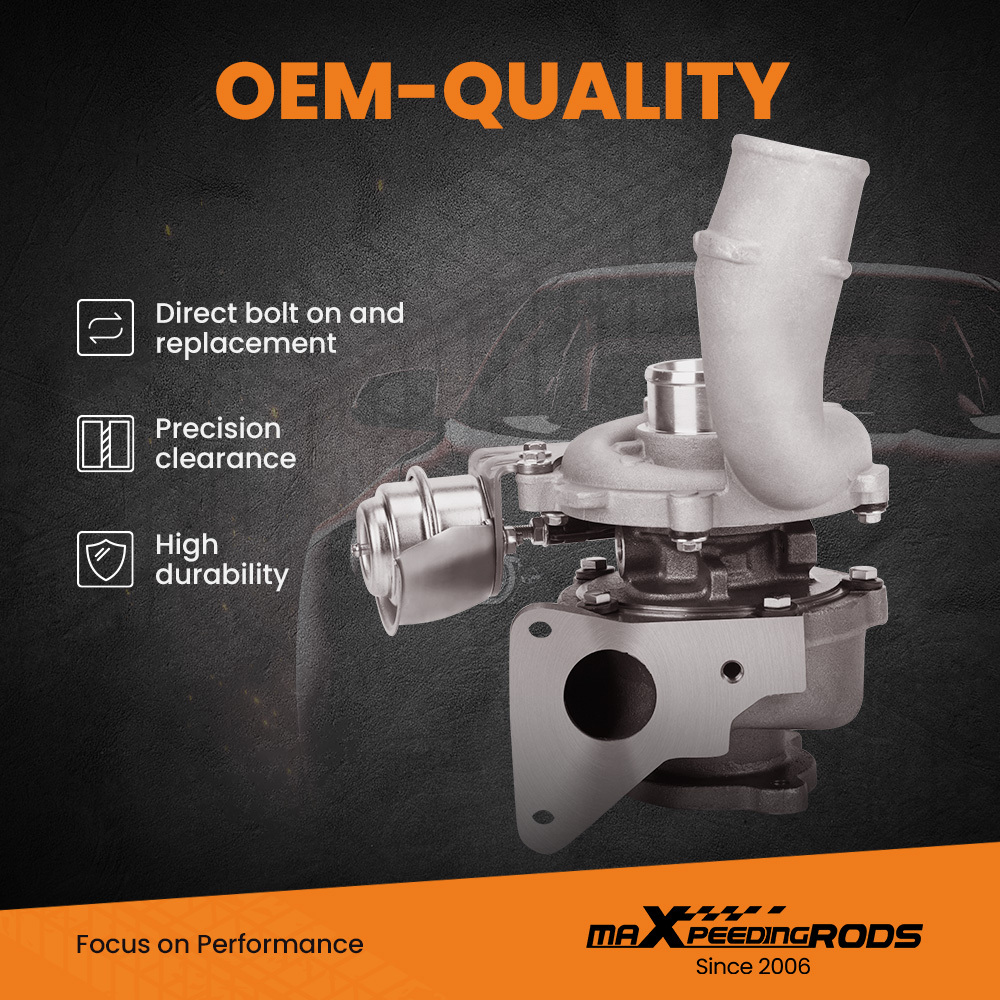 Para GT1749V Turbo compatible para Charger compatible Para Mitsubishi Carisma 1.9 DI-D F9Q compatible para Nissan Volvo S40 708639-0001