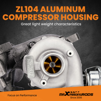 Billet Turbo compatible para Audi A3/Compatible para Seat Leon/Toledo 2.0 TDI 100/103-136/140CV 724930