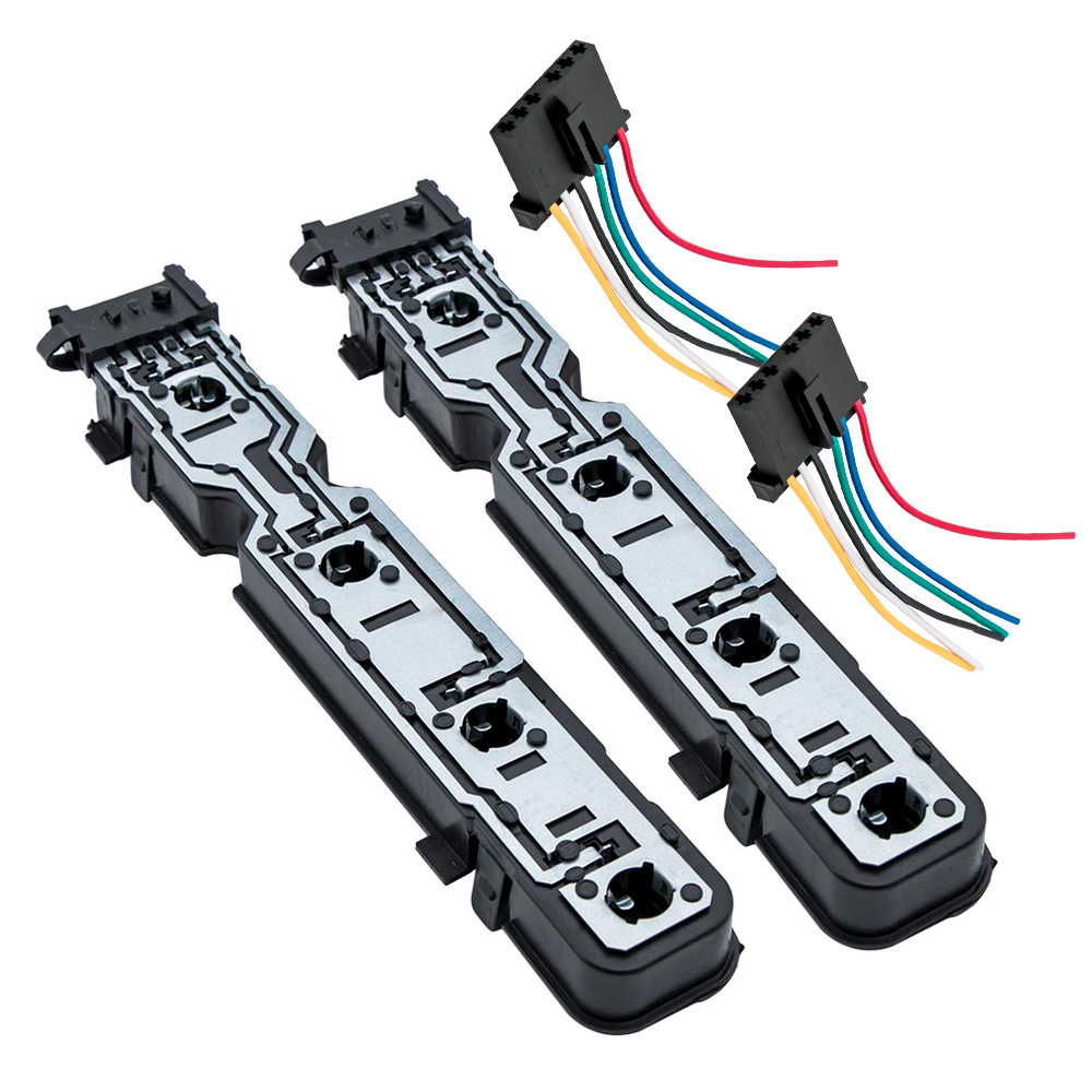 2x LeftRight Rear Light Lamp Bulb Holder+Connector compatible for Ford Transit 3.2 TDCi