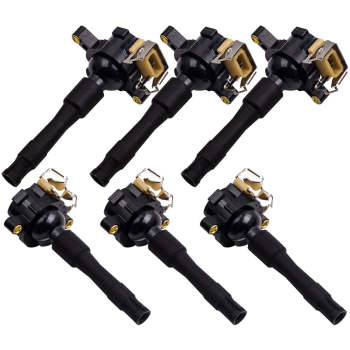 Compatible for BMW e36 323i 2.5 328i 193 231 170 CV 320i and 46 323 325 6x Ignition Coil Pack 