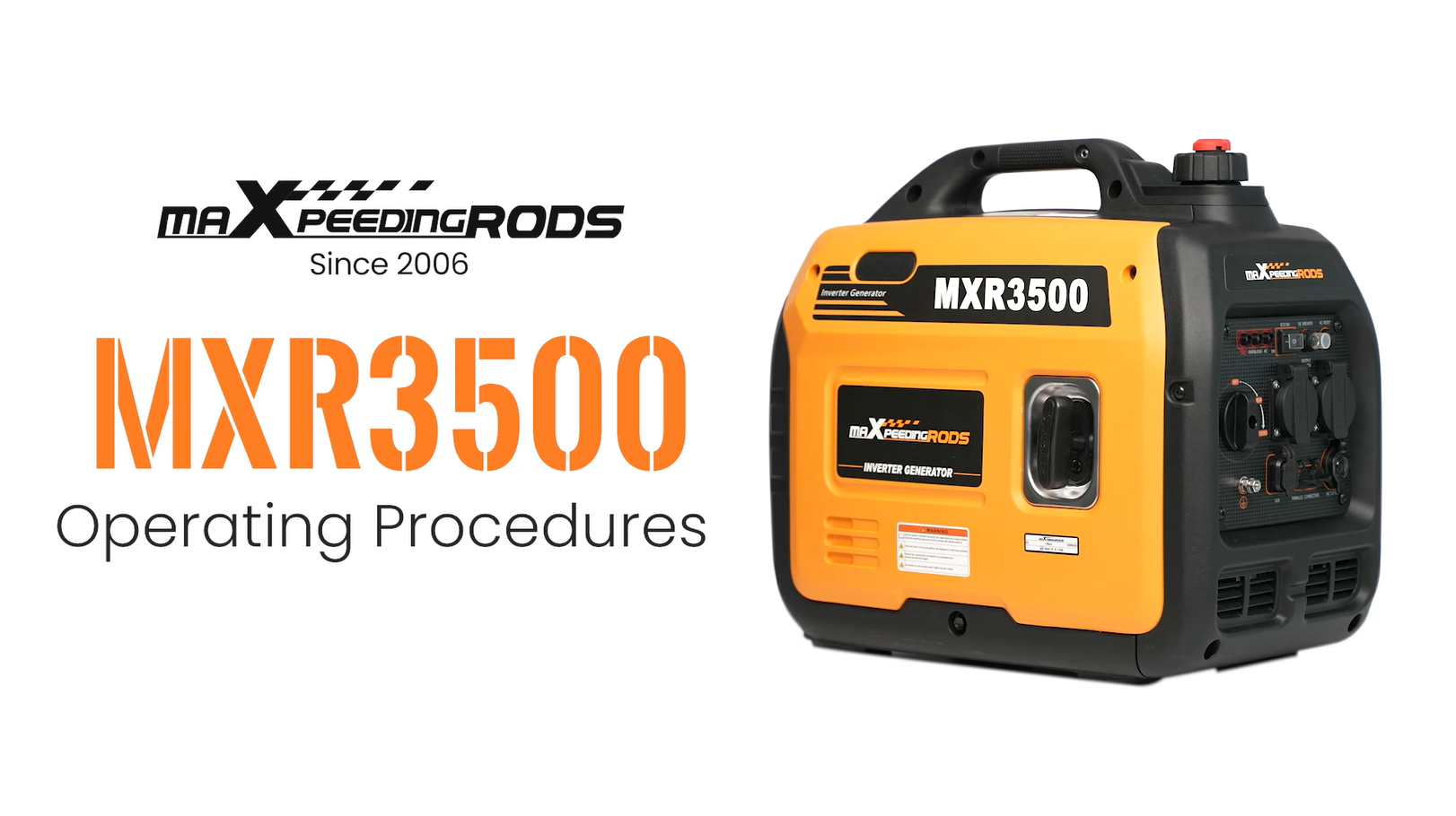 maXpeedingrods Inverter Emergency Generator 3300 W 230 V lightweight for camping travel construction site (Suitable for EU areas, not for UK) maXpeedingrods Inverter Emergency Generator 3300 W 230 V lightweight for camping travel construction site (Suitable for EU areas, not for UK)