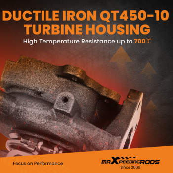 Turbocharger Compatible for Mazda 3 6 CX-7 2.3L 2005-10 MPS MZR DISI Turbocharger K0422 882 Turbo 