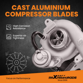 Turbocharger Compatible for Mazda 3 6 CX-7 2.3L 2005-10 MPS MZR DISI Turbocharger K0422 882 Turbo 