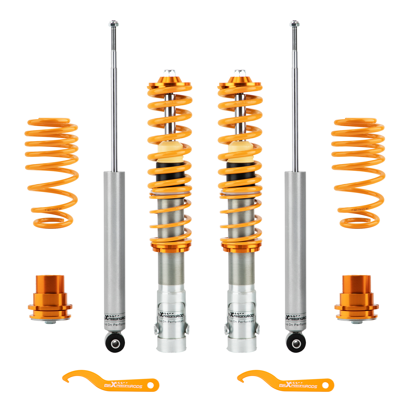 For VW LUPO +  for SEAT AROSA 1998-2005 Adjustable Coilover Suspension Spring kit