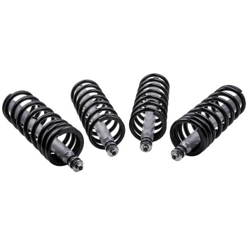4 Kit Ammortizzatori Sospensione + Bobina Molla compatibile per Land Rover Defender 90 74-97 Lowering Kit