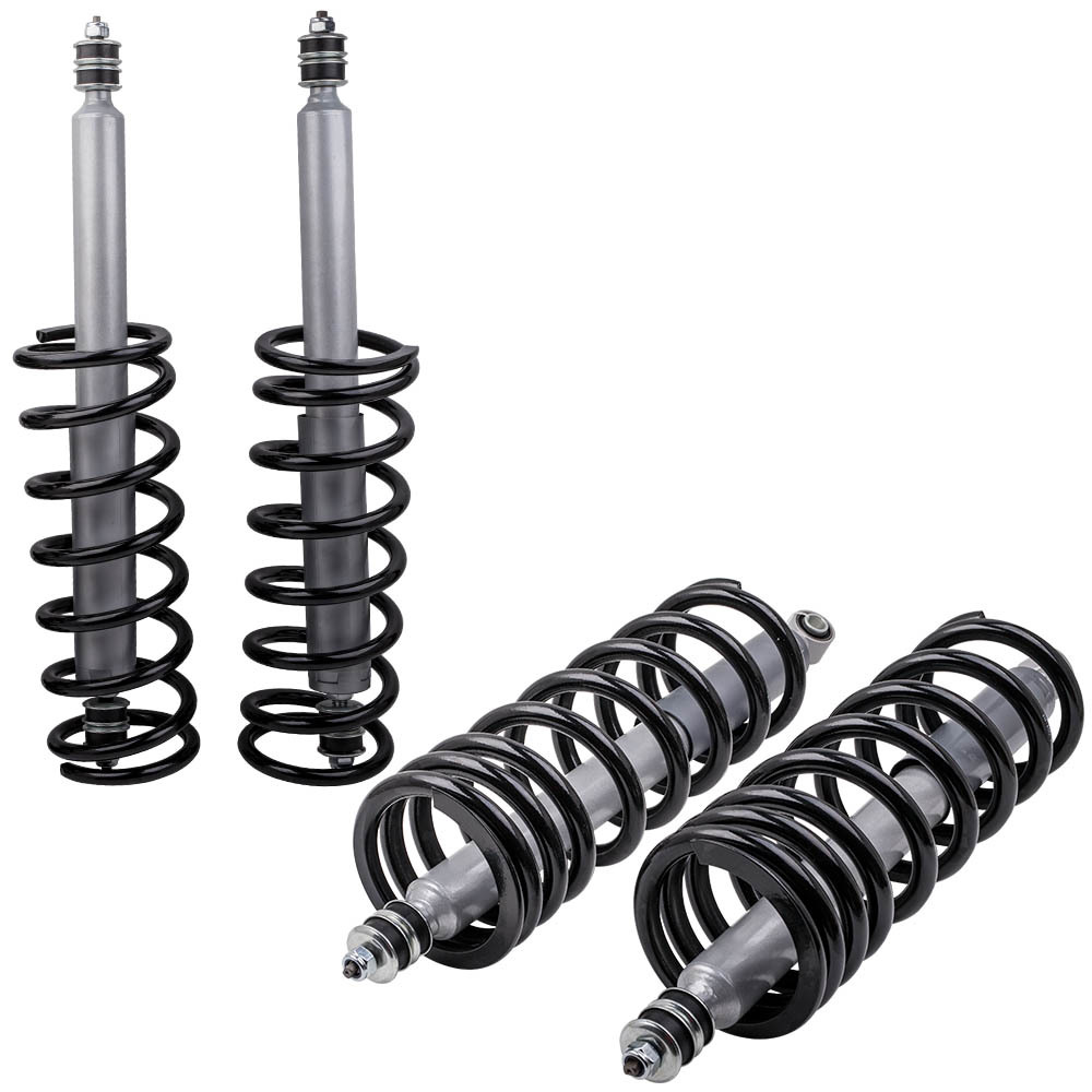 4 Kit Ammortizzatori Sospensione + Bobina Molla compatibile per Land Rover Defender 90 74-97 Lowering Kit