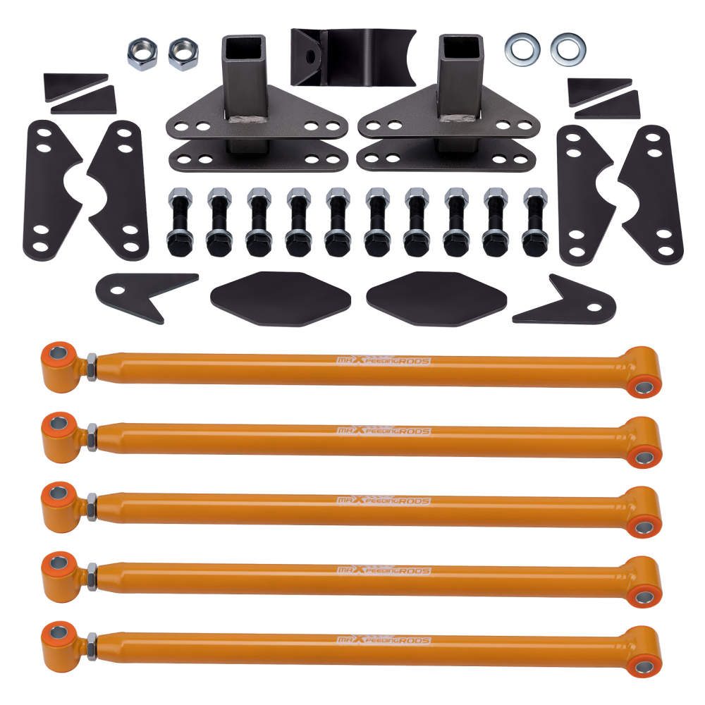 Universal Rear Weld-On Parallel 4 Link Suspension Kits W/ 24 inch bars