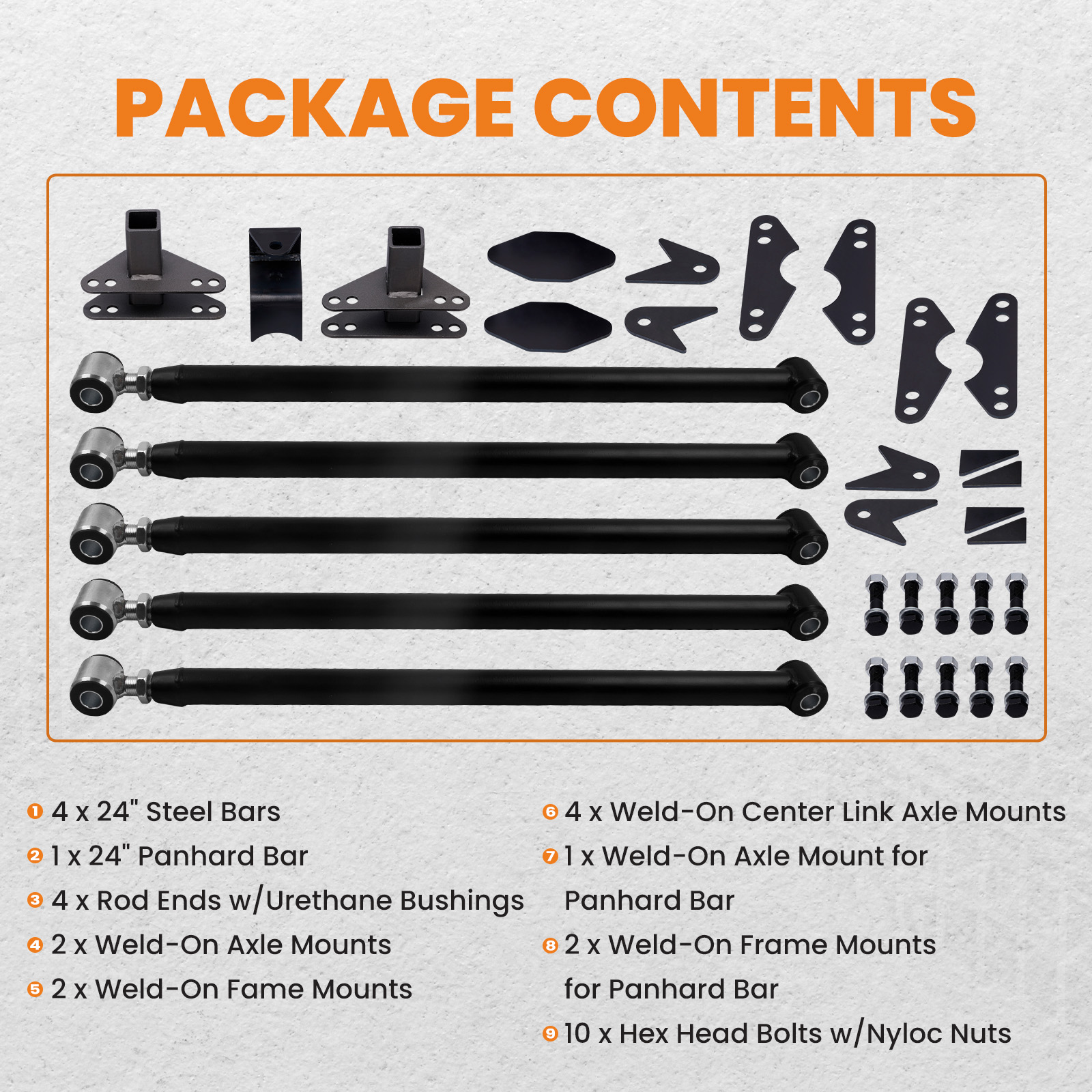 Maxpeeding Rods 4 Link Kit Maxpeedingrods 4 Link Kit Brackets 2500 Bags ...
