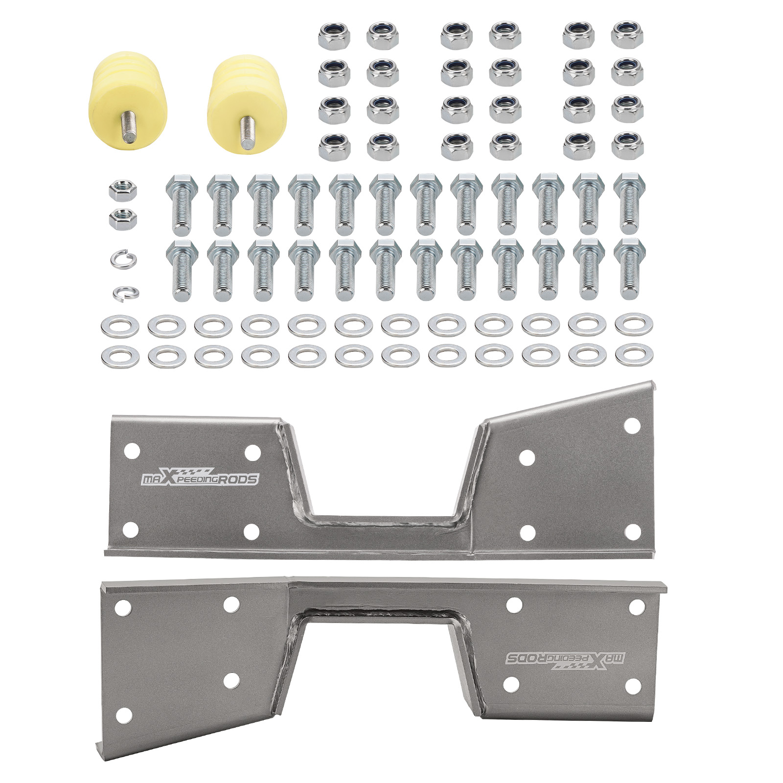 rear c-notch kit bump stops compatible for gmc sierra 1500 classic nbs body 2001-2007