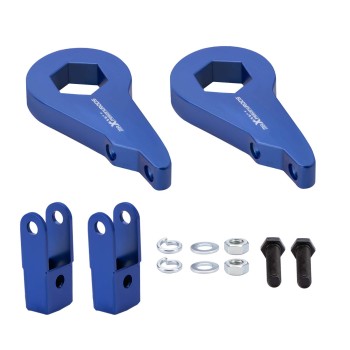 1-3 Leveling Kit Forged Torsion Keys w/ Shock Extender compatible for GMC Chevy 1999-06