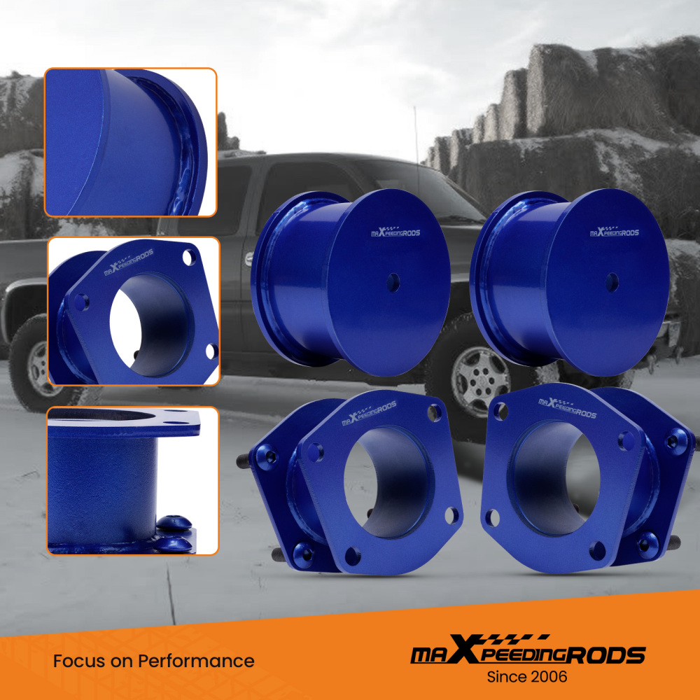 Level Lift Kit 3 inch Front + Rear compatible pour Jeep Grand Cherokee WK4x2 4x4 05-10