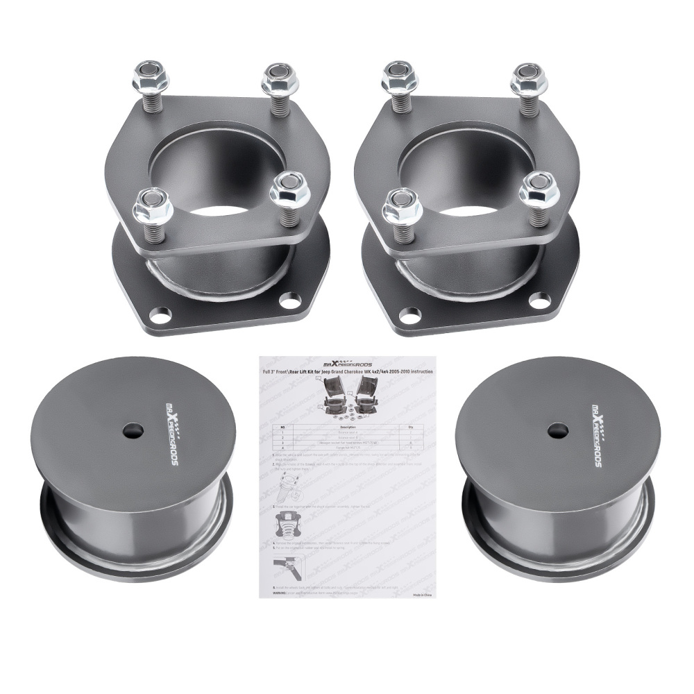 Level Lift Kit 3 inch FrontRear compatible for Jeep Grand Cherokee WK4x2 4x4 05-10