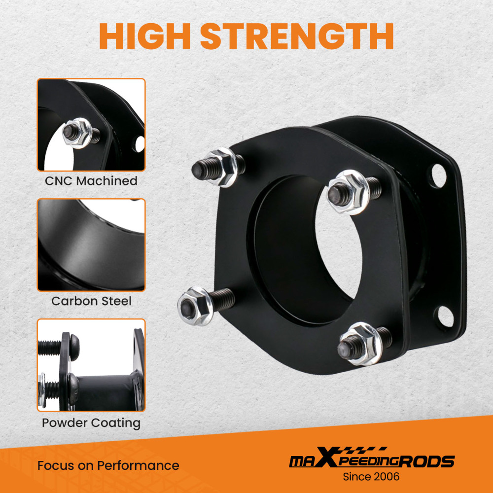 2 pouce + 2 pouce Avant + Arrière Lift Kit Strut Spacers 05-10 compatible pour Jeep Grand Cherokee WK