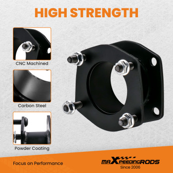 2 pouce + 2 pouce Avant + Arrière Lift Kit Strut Spacers 05-10 compatible pour Jeep Grand Cherokee WK