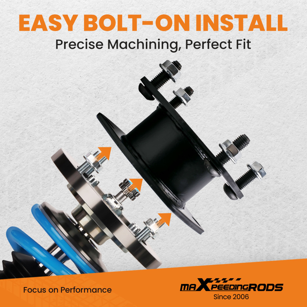 2 pouce + 2 pouce Avant + Arrière Lift Kit Strut Spacers 05-10 compatible pour Jeep Grand Cherokee WK