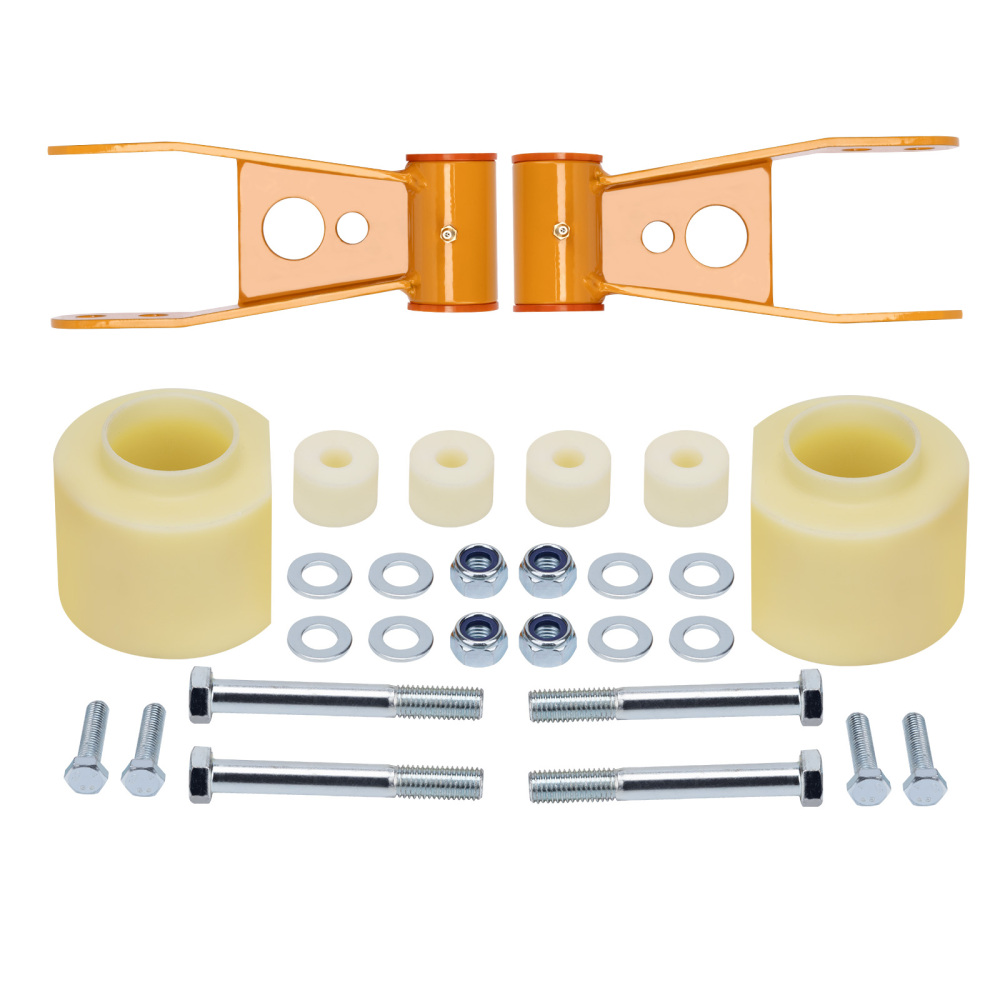 Level Lift Kits Front 3 Rear 2 Spacers Shackles compatible for Jeep Cherokee XJ 84-01
