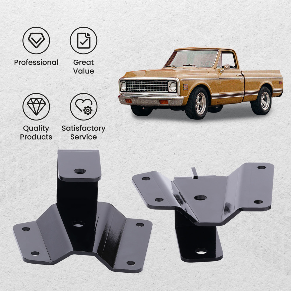 Compatible for Chevy 2002 compatible for Silverado 1500 Custom Standard Cab Kit 2 inch Drop Hanger