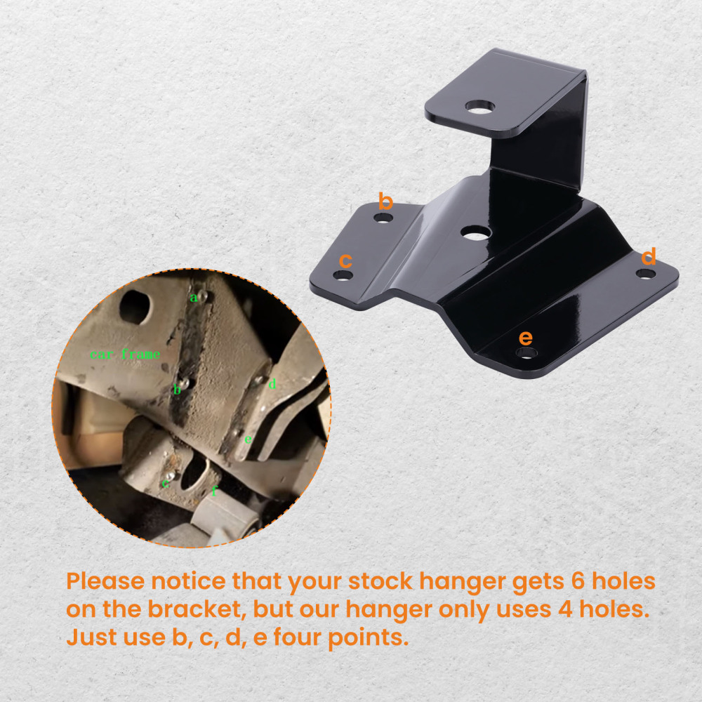 Compatible for Chevy 2002 compatible for Silverado 1500 Custom Standard Cab Kit 2 inch Drop Hanger