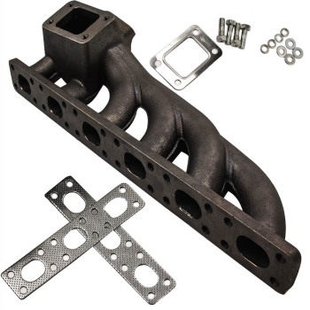 Turbo Exhaust Manifold compatible for BMW 1991-1999 E36 2000-2006 E46 I6 T3 T4 M50 M52 left-hand drive