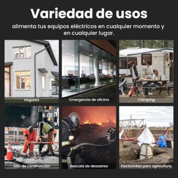 Generador de gasolina con inversor de 3,5KW Generador de 4 tiempos para camping