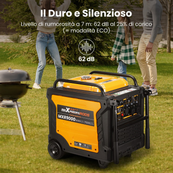 Generatore 8KW Generatore Inverter Portatile Carrellato 4 tempi 458 cc ATS