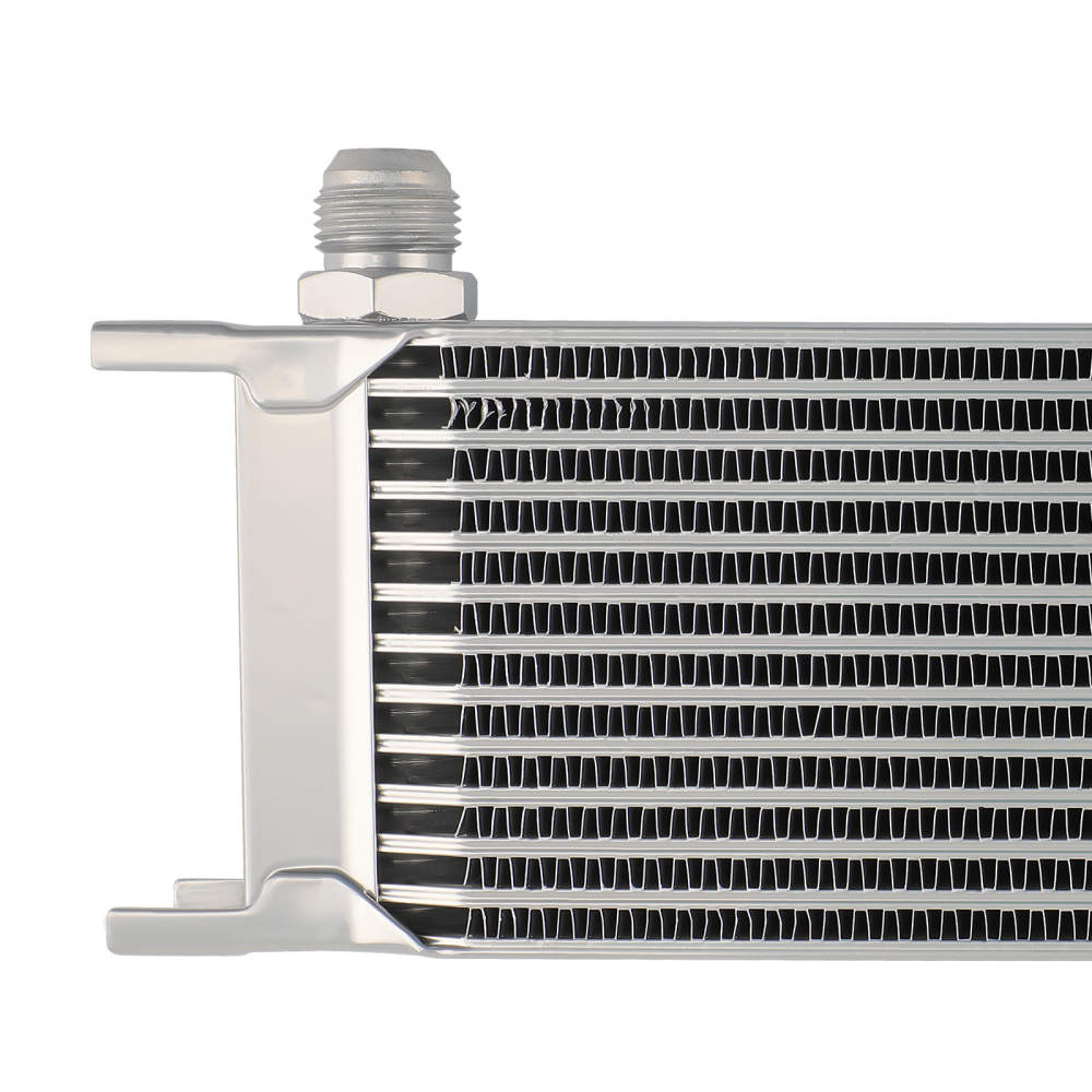 Buy 13 ROW AN-10AN UNIVERSAL ENGINE TRANSMISSION OIL COOLER FILTER KIT SILVER In Jiangsu, CN - Foto 6