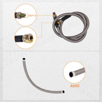 T3 T4 T70 T66 T04E Turbocharger Turbo Oil Feed Return Drain Line fitting kit SPT