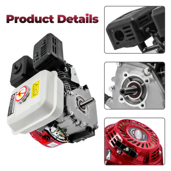Gas Engine compatible for Honda GX160 OHV 5.5HP 163cc Pullstart Pump