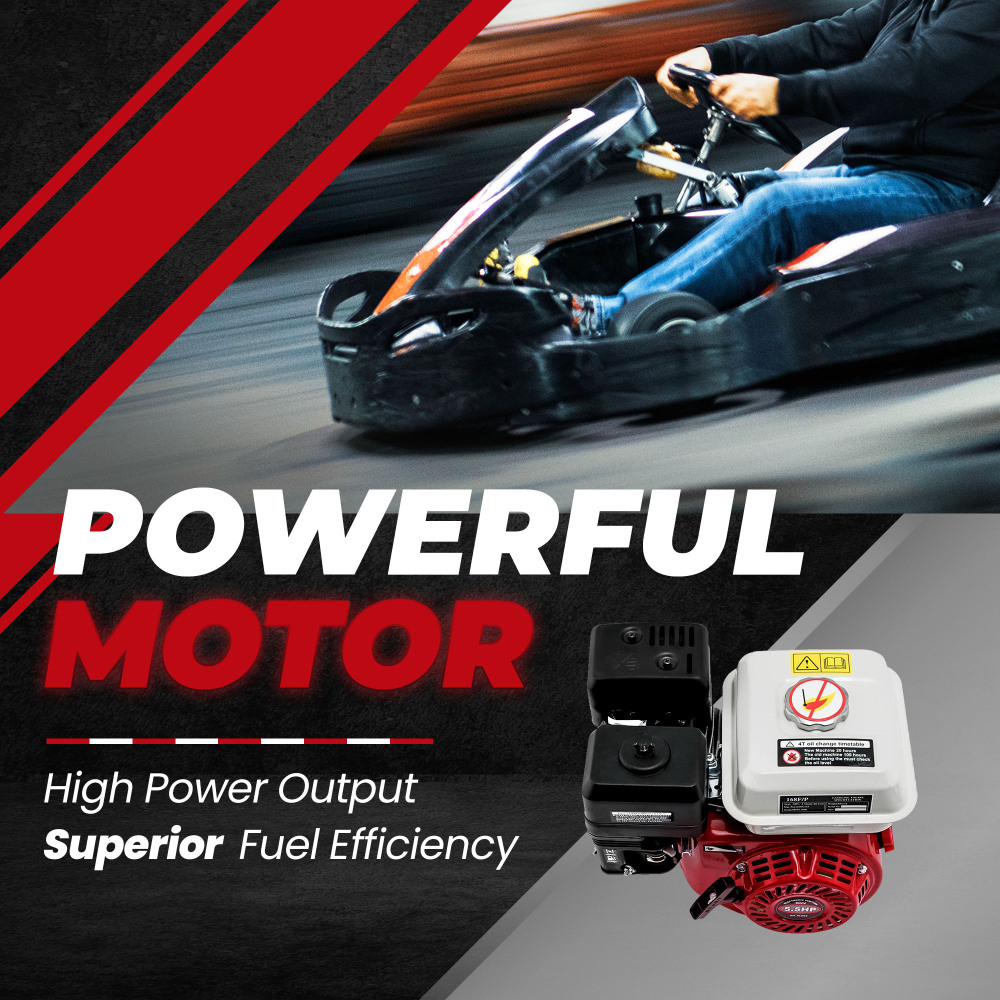 Gas Engine compatible for Honda GX160 OHV 5.5HP 163cc Pullstart Pump