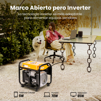 3KW Generador inversor portátil Generador inversor portátil 2X USB Salidas