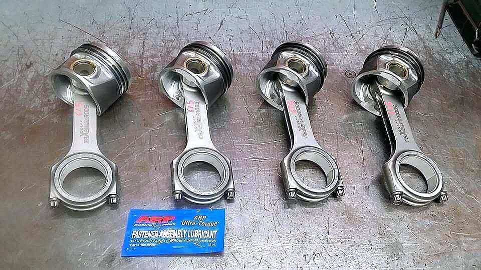 Connecting Rods compatible for VW 1.9L TDI PD130 PD150 1.9 8v 144mm  Conrods+ARP Bolts