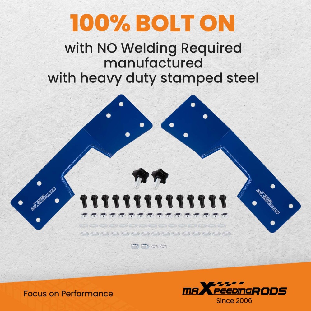 Rear Axle Lowering compatible for Chevrolet Silverado 1500 C-Notch Hardware Axle Flip Kit