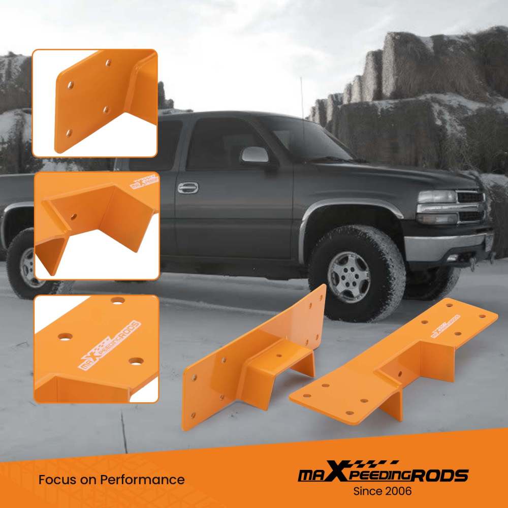 Rear Axle Lowering compatible for Chevy GMC Frame C-Notch Axle Flip Kit ...