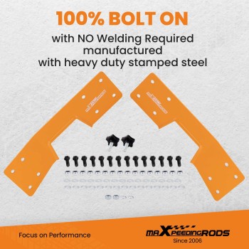 Rear Axle Lowering compatible for Chevy GMC Frame C-Notch Axle Flip Kit 2006 1500 Truck