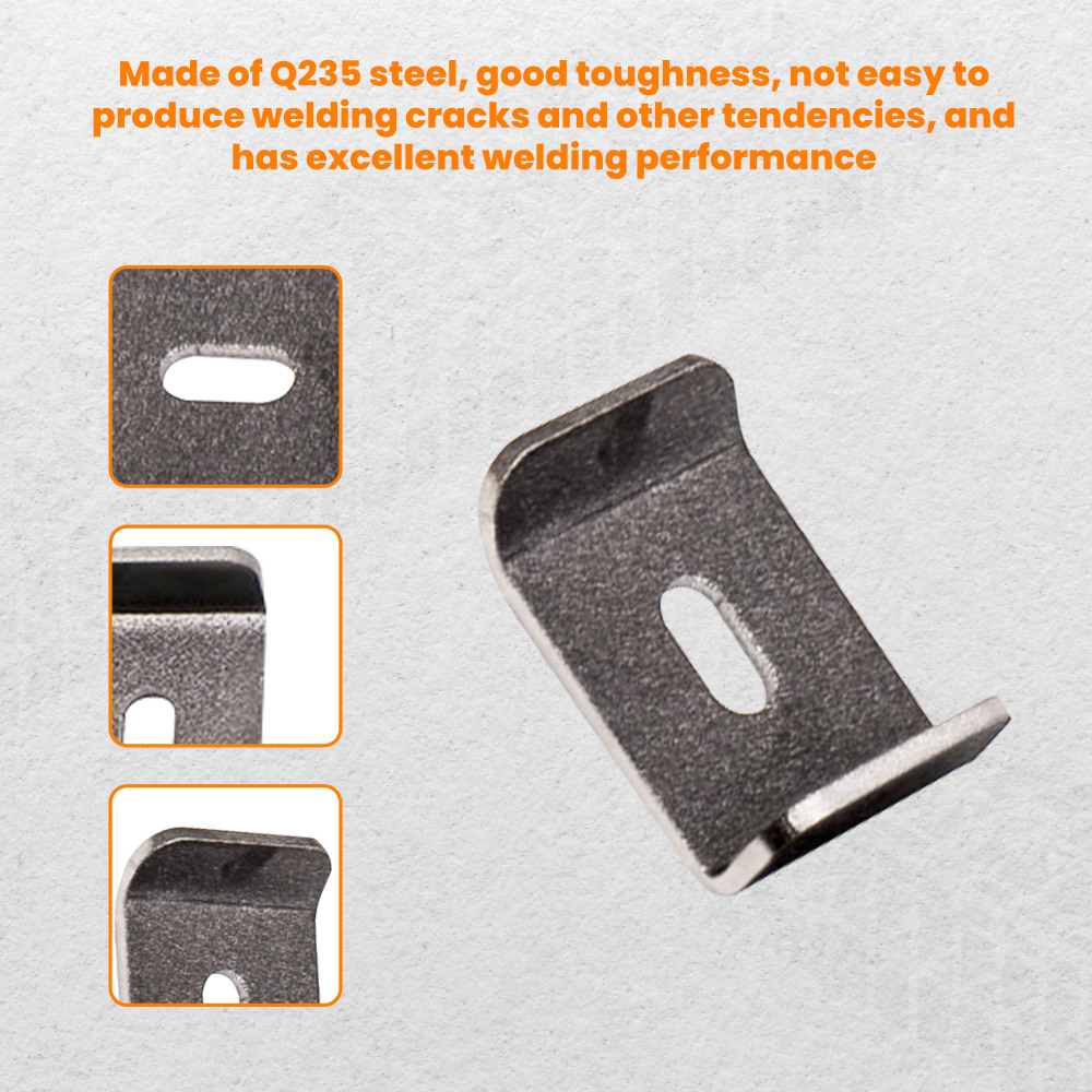 6x Universales de 6 pulgadas soportes de canalón para portaequipajes de techo