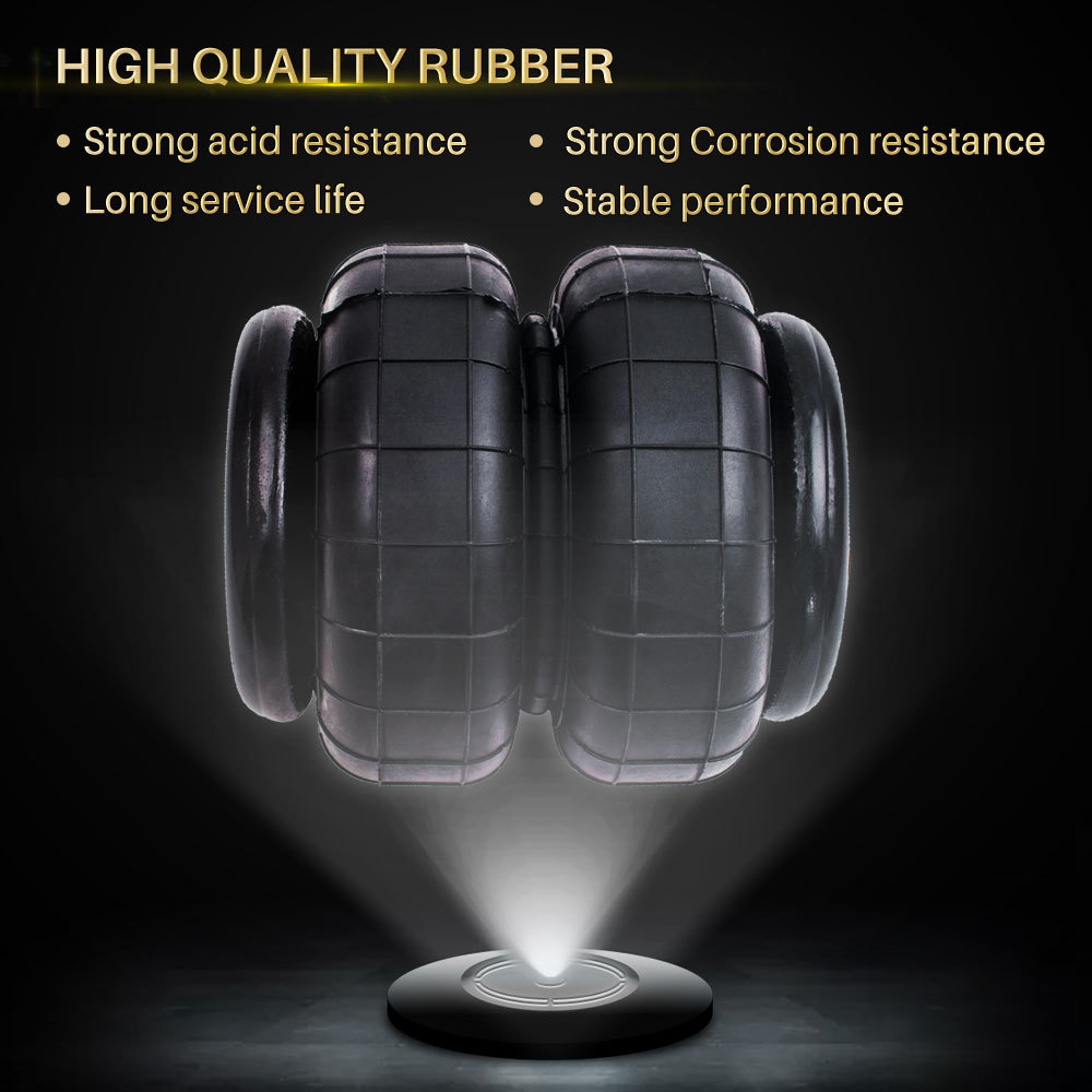 Air Suspension Bellows Bag Standard 2500 lb Heavy Duty Part 1/2 inchnpt Single Port