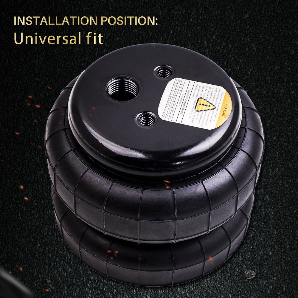 Air Suspension Bellows Bag Standard 2500 lb Heavy Duty Part 1/2 inchnpt Single Port