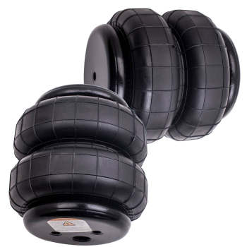 Pair of standard 2500 lb single 1/2npt port air spring Bag Double Bellows QZFSP