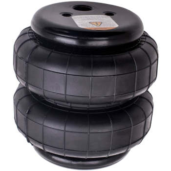 Pair of standard 2500 lb single 1/2npt port air spring Bag Double Bellows QZFSP