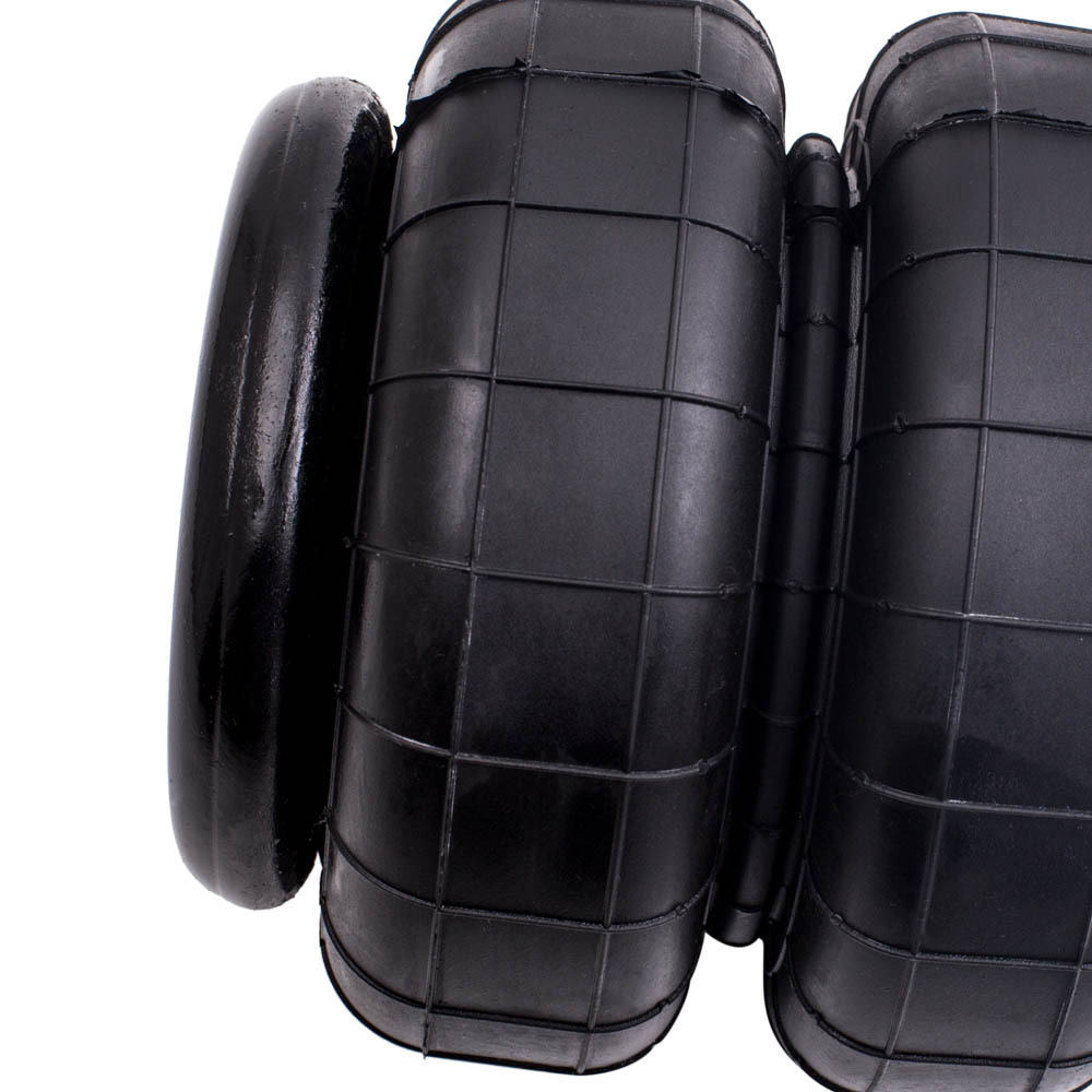 Pair of standard 2500 lb single 1/2npt port air spring Bag Double Bellows QZFSP