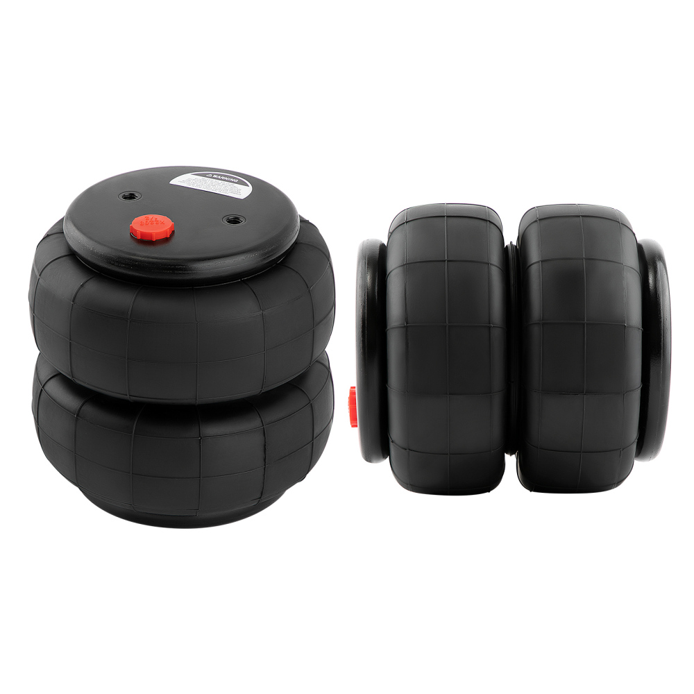 Pair Front Rear Standard 2600lbs Air Spring Suspension Bag Heavy Duty 1/2npt