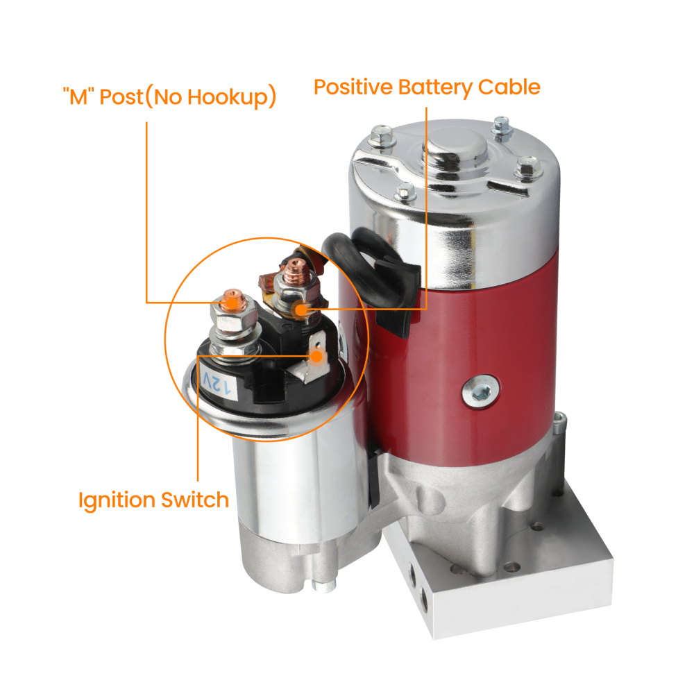 Motor de arranque Compatible para Chevrolet SmallBig Block 262-454 CID V6-Compatible para V8