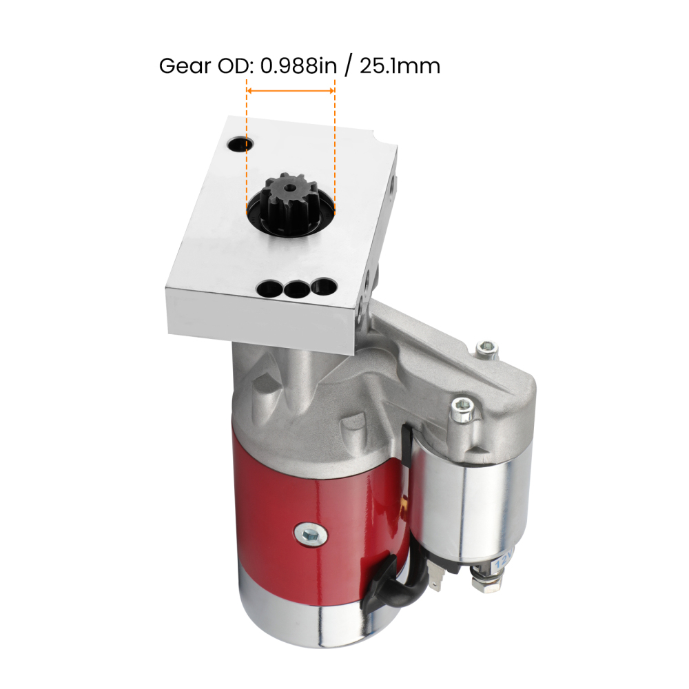 Motor de arranque Compatible para Chevrolet SmallBig Block 262-454 CID V6-Compatible para V8