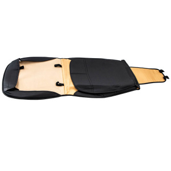 2Pcs Front 5-Compatible for Seat Leather compatible for Seat Cover Cushion compatible for Toyota Camry Corolla RAV4 Black