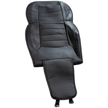 2Pcs Front 5-Compatible for Seat Leather compatible for Seat Cover Cushion compatible for Toyota Camry Corolla RAV4 Black