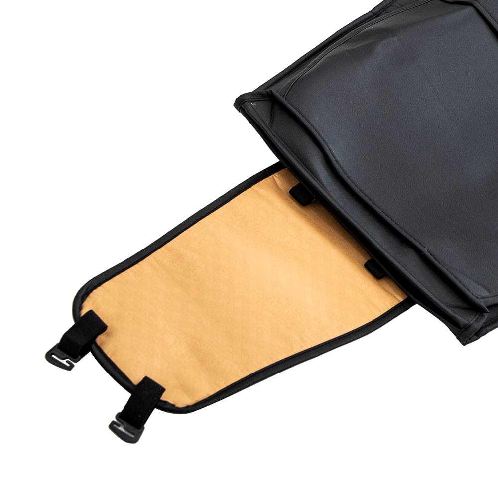 2Pcs Front 5-Compatible for Seat Leather compatible for Seat Cover Cushion compatible for Toyota Camry Corolla RAV4 Black